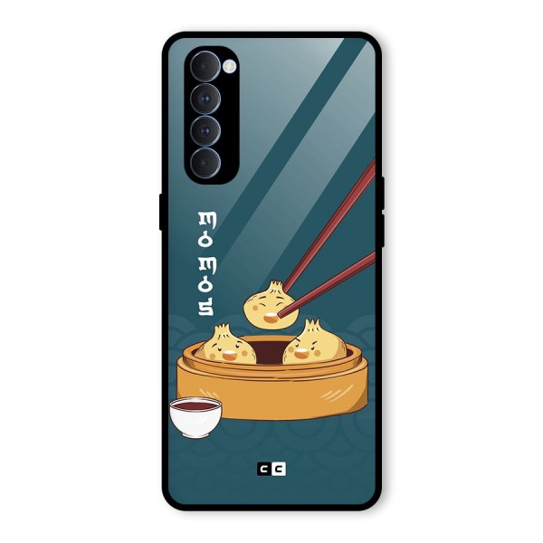 Momos Lover Glass Back Case for Oppo Reno4 Pro