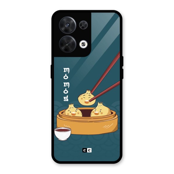 Momos Lover Glass Back Case for Oppo Reno8 5G