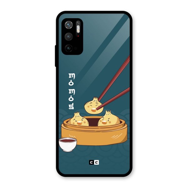 Momos Lover Glass Back Case for Poco M3 Pro 5G