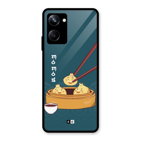 Momos Lover Glass Back Case for Realme 10 Pro