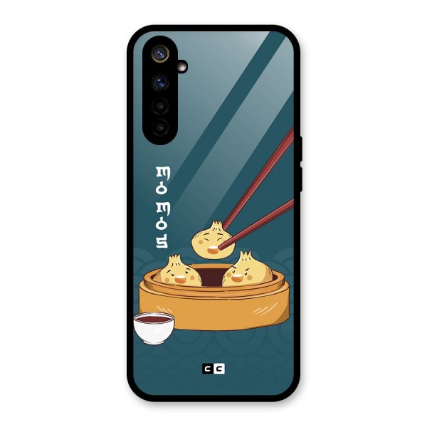 Momos Lover Glass Back Case for Realme 6