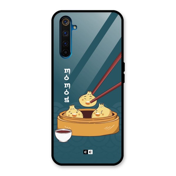 Momos Lover Glass Back Case for Realme 6 Pro