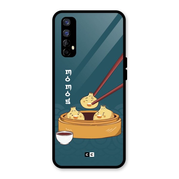 Momos Lover Glass Back Case for Realme 7