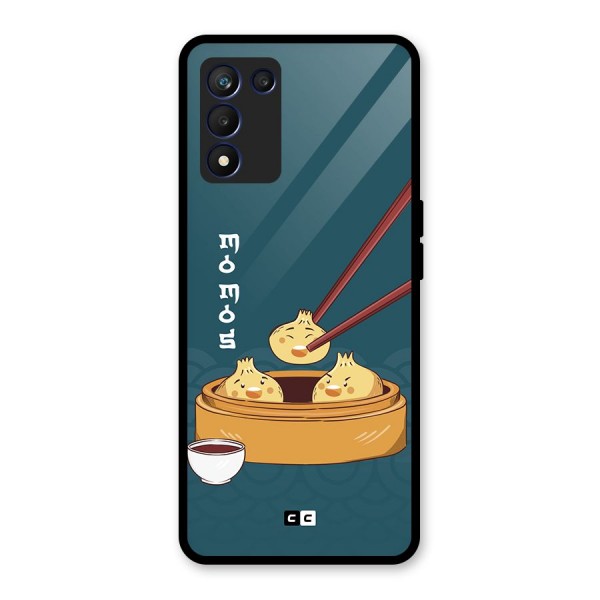 Momos Lover Glass Back Case for Realme 9 5G Speed