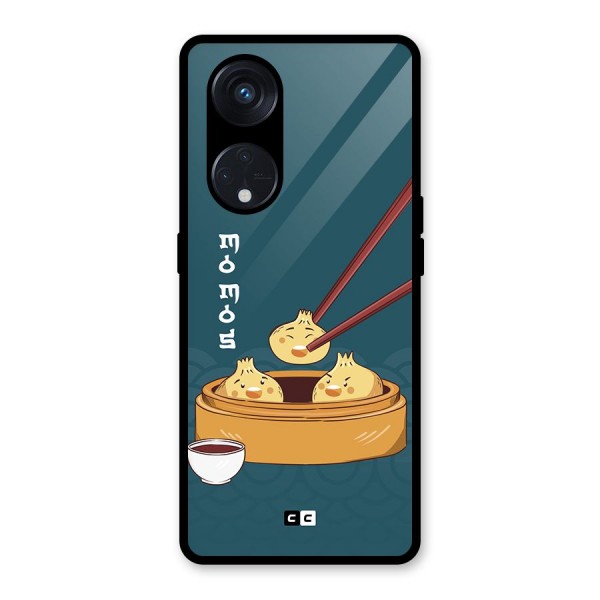 Momos Lover Glass Back Case for Reno8 T 5G