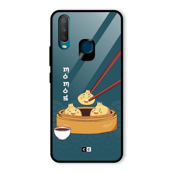 Momos Lover Glass Back Case for Vivo Y12