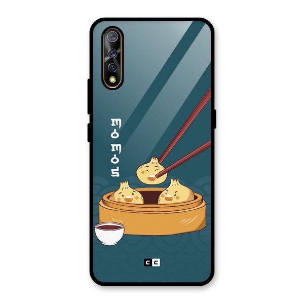 Momos Lover Glass Back Case for Vivo Z1x