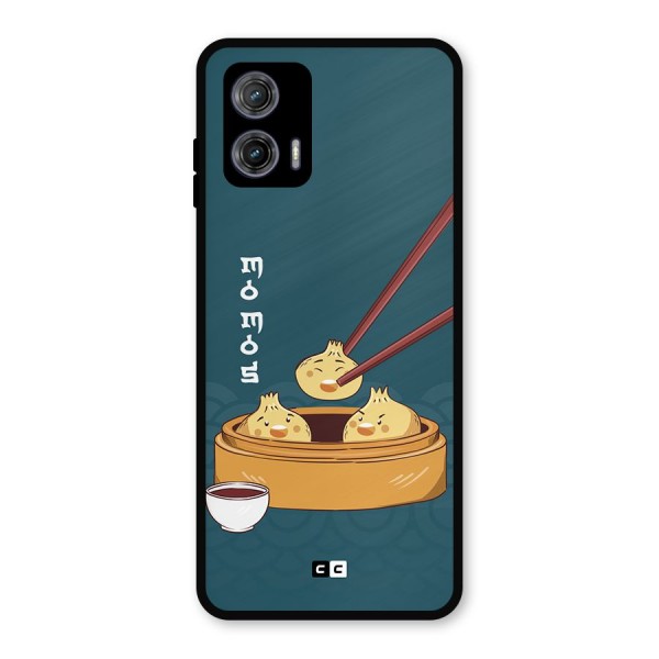 Momos Lover Metal Back Case for Moto G73