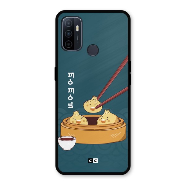 Momos Lover Metal Back Case for Oppo A53