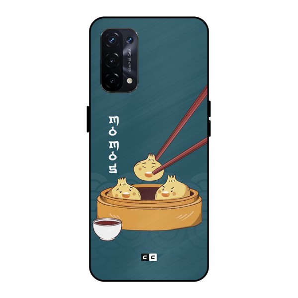 Momos Lover Metal Back Case for Oppo A74 5G