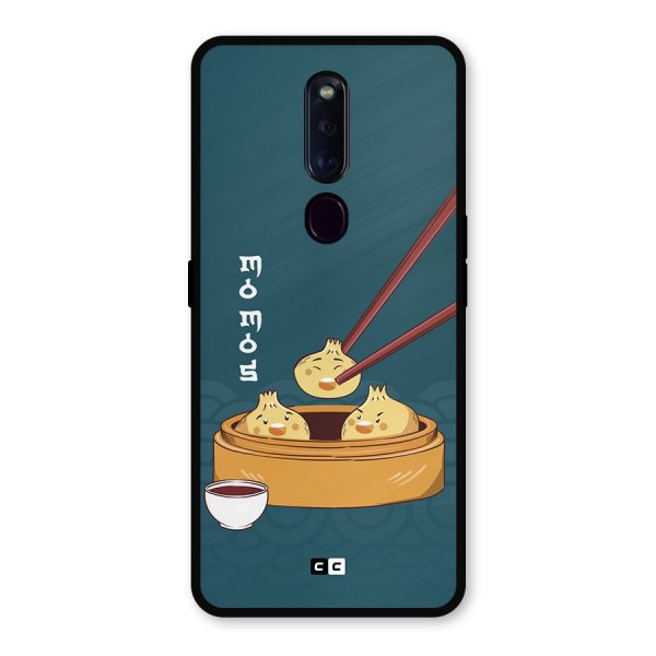 Momos Lover Metal Back Case for Oppo F11 Pro