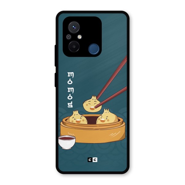 Momos Lover Metal Back Case for Poco C55