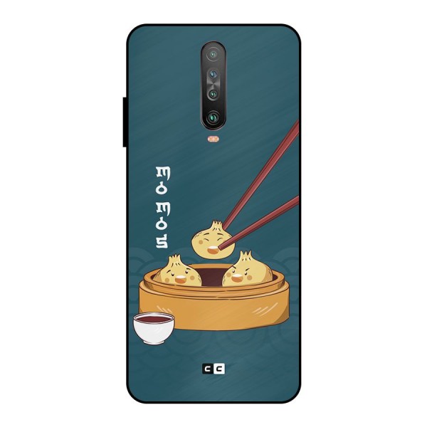 Momos Lover Metal Back Case for Poco X2