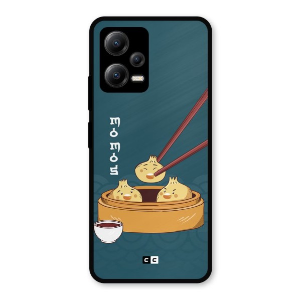 Momos Lover Metal Back Case for Poco X5