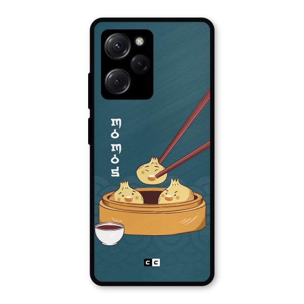 Momos Lover Metal Back Case for Poco X5 Pro