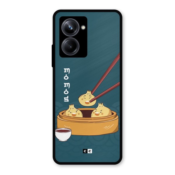 Momos Lover Metal Back Case for Realme 10 Pro