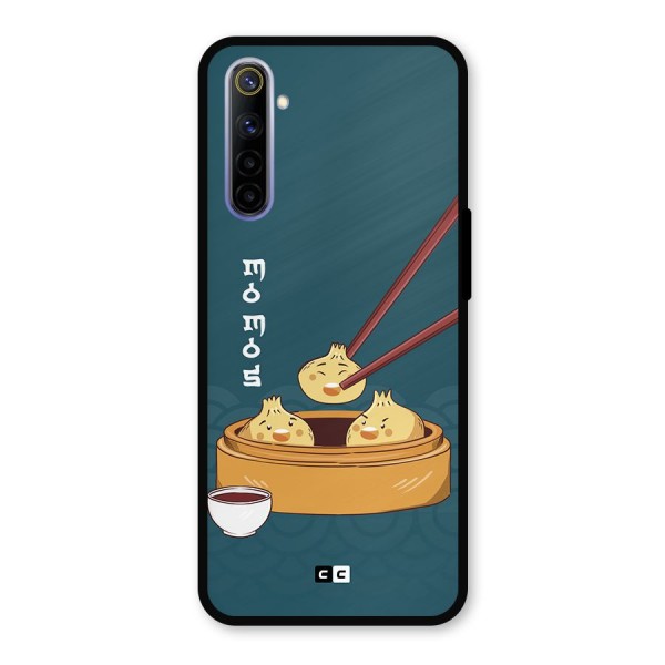 Momos Lover Metal Back Case for Realme 6