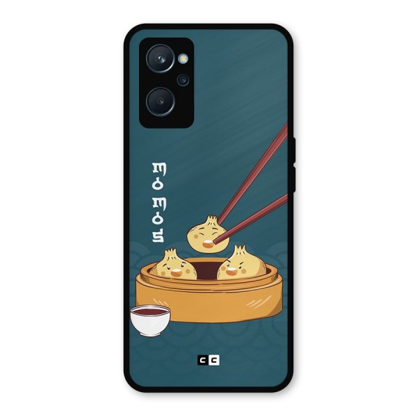 Momos Lover Metal Back Case for Realme 9i