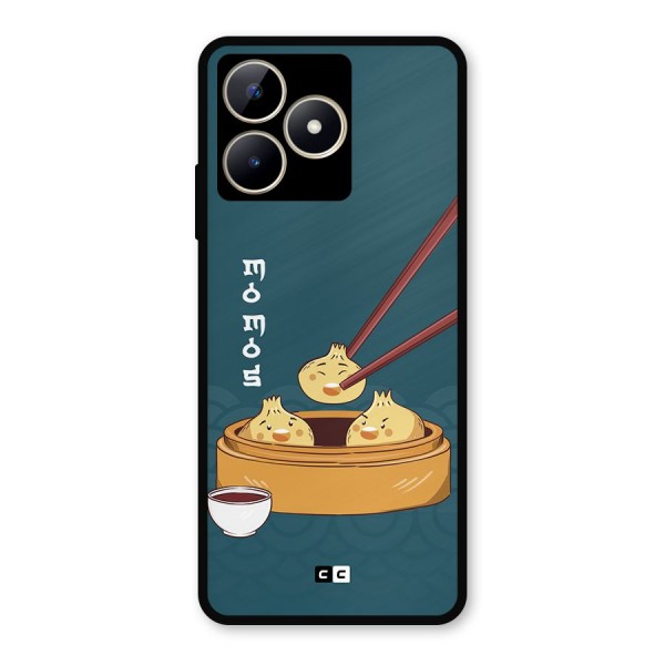 Momos Lover Metal Back Case for Realme Narzo N53