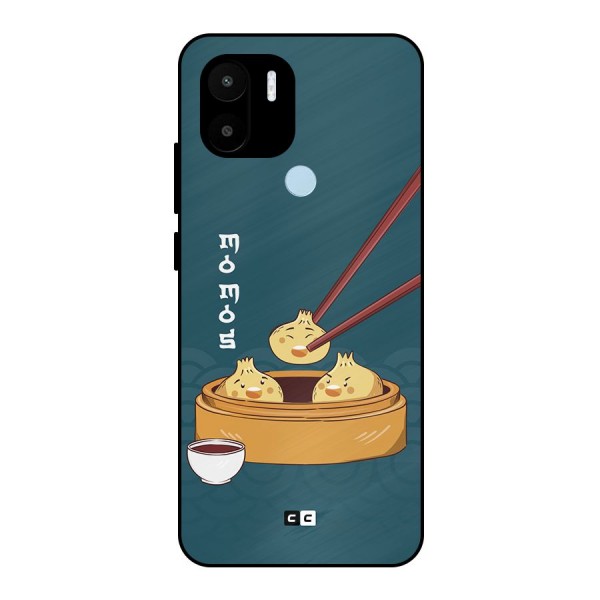 Momos Lover Metal Back Case for Redmi A1 Plus
