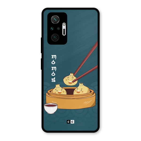 Momos Lover Metal Back Case for Redmi Note 10 Pro
