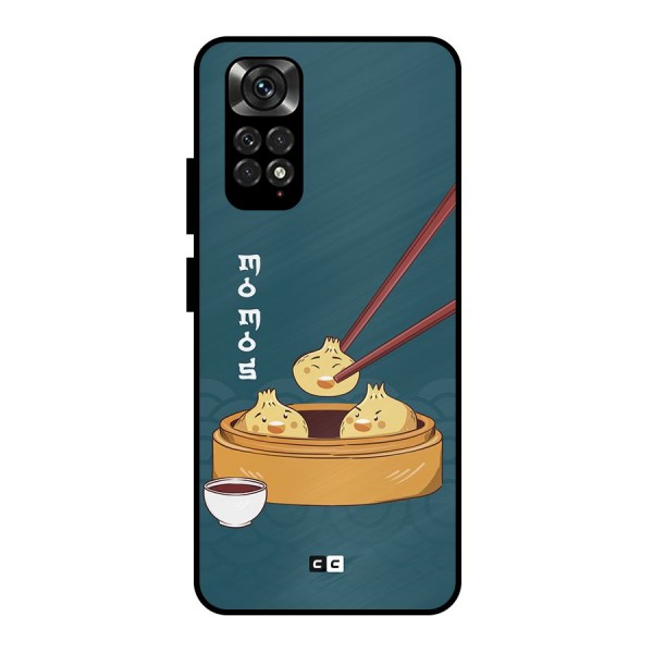 Momos Lover Metal Back Case for Redmi Note 11 Pro