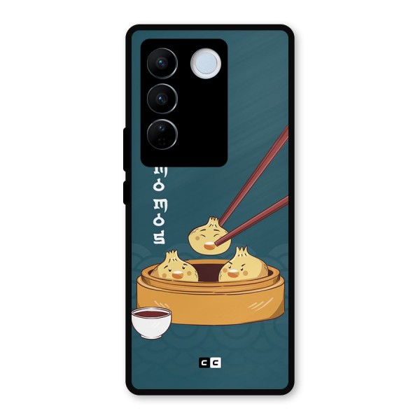 Momos Lover Metal Back Case for Vivo V27