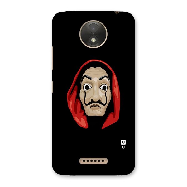 Money Heist Mask Back Case for Moto C Plus