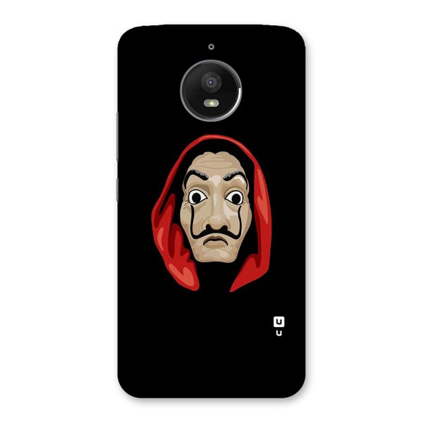 Money Heist Mask Back Case for Moto E4 Plus