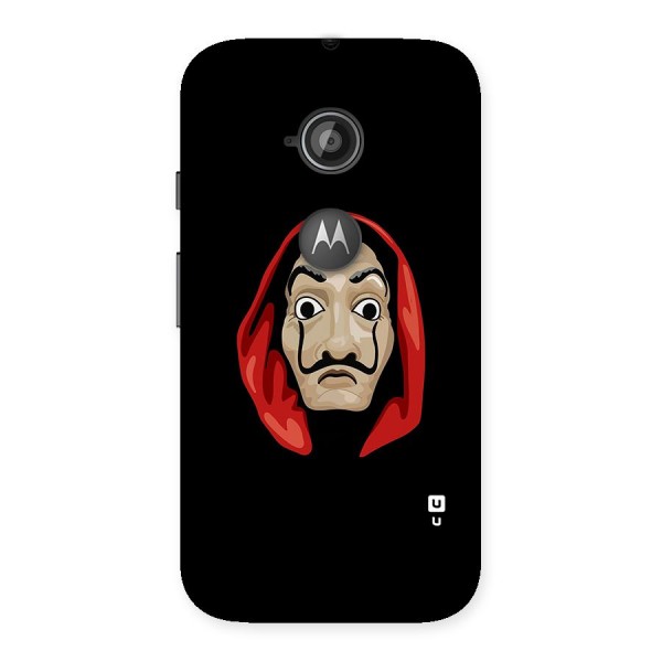 Money Heist Mask Back Case for Moto E 2nd Gen