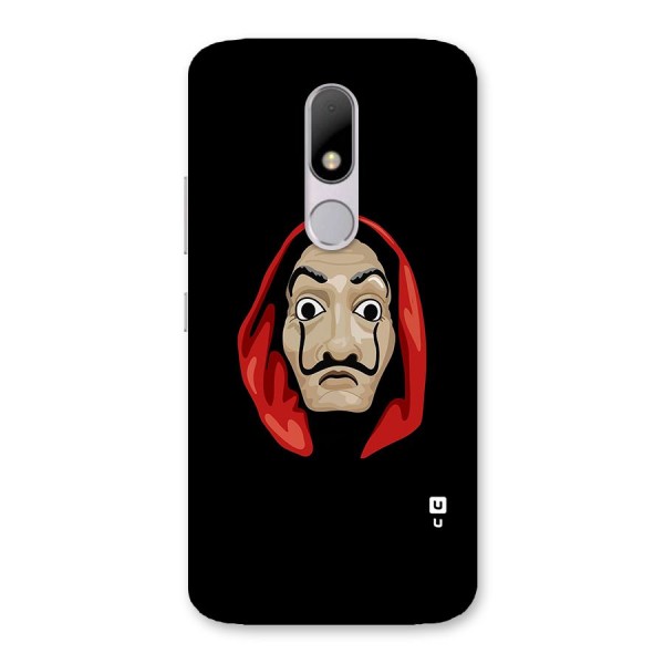 Money Heist Mask Back Case for Moto M