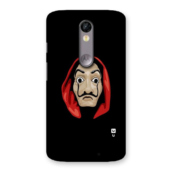 Money Heist Mask Back Case for Moto X Force