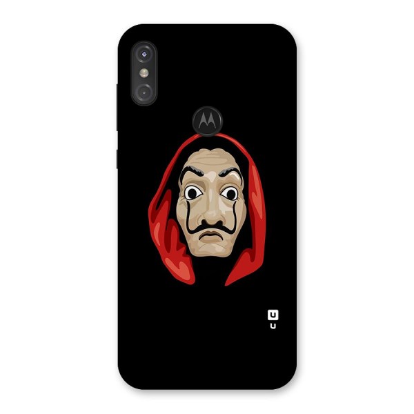 Money Heist Mask Back Case for Motorola One Power