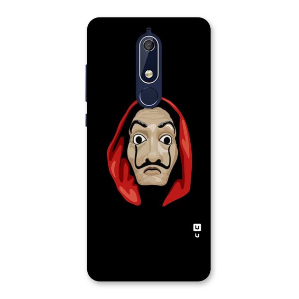 Money Heist Mask Back Case for Nokia 5.1