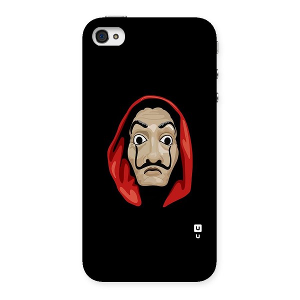 Money Heist Mask Back Case for iPhone 4 4s