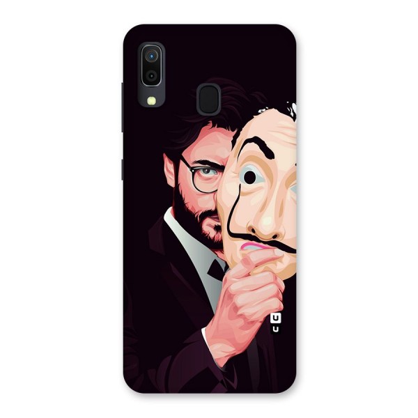 Money Heist Professor Art Back Case for Galaxy A20