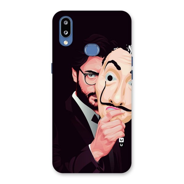 Money Heist Professor Art Back Case for Galaxy M01s