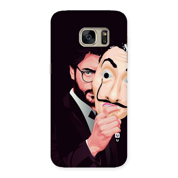 Money Heist Professor Art Back Case for Galaxy S7