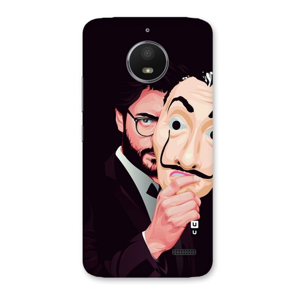 Money Heist Professor Art Back Case for Moto E4