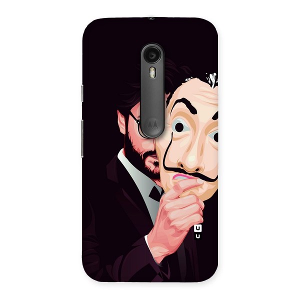 Money Heist Professor Art Back Case for Moto G3