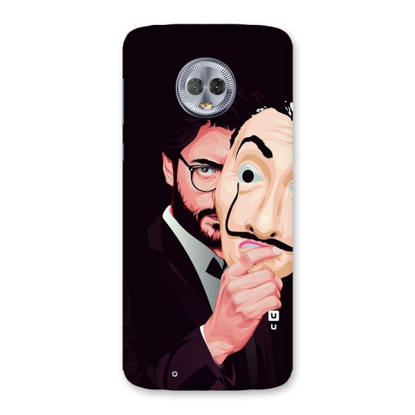 Money Heist Professor Art Back Case for Moto G6