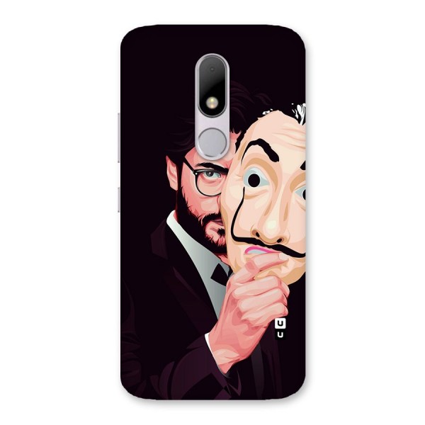 Money Heist Professor Art Back Case for Moto M