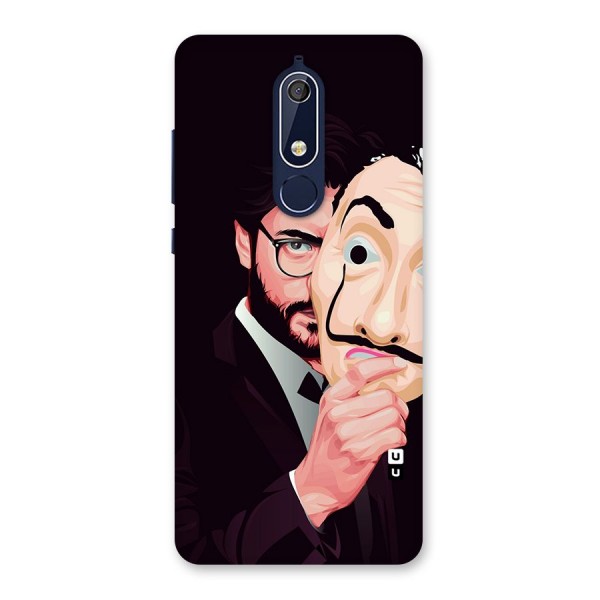 Money Heist Professor Art Back Case for Nokia 5.1