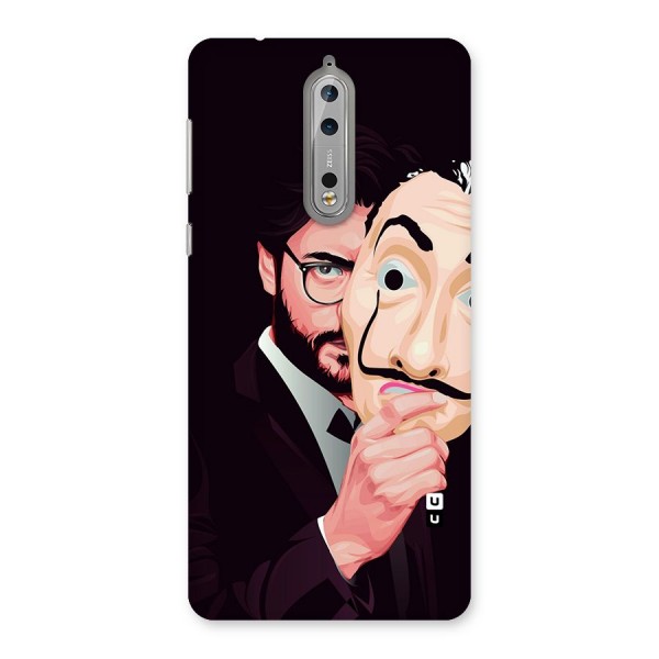 Money Heist Professor Art Back Case for Nokia 8