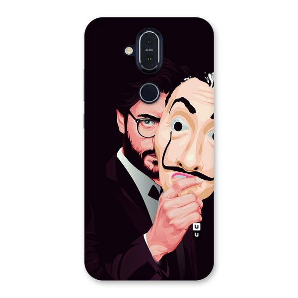 Money Heist Professor Art Back Case for Nokia 8.1