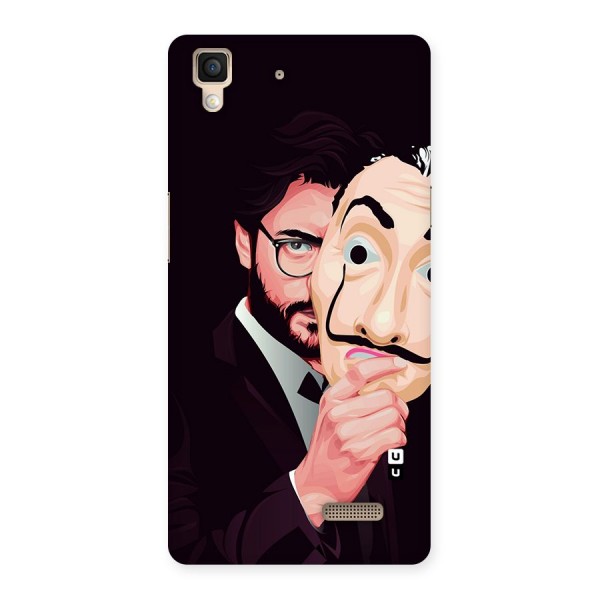 Money Heist Professor Art Back Case for Oppo R7