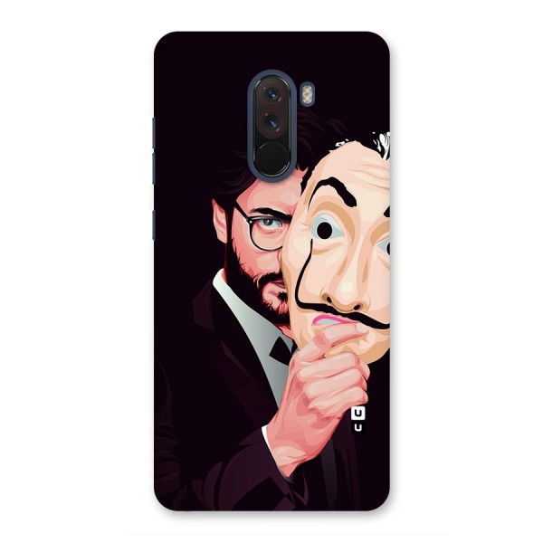 Money Heist Professor Art Back Case for Poco F1