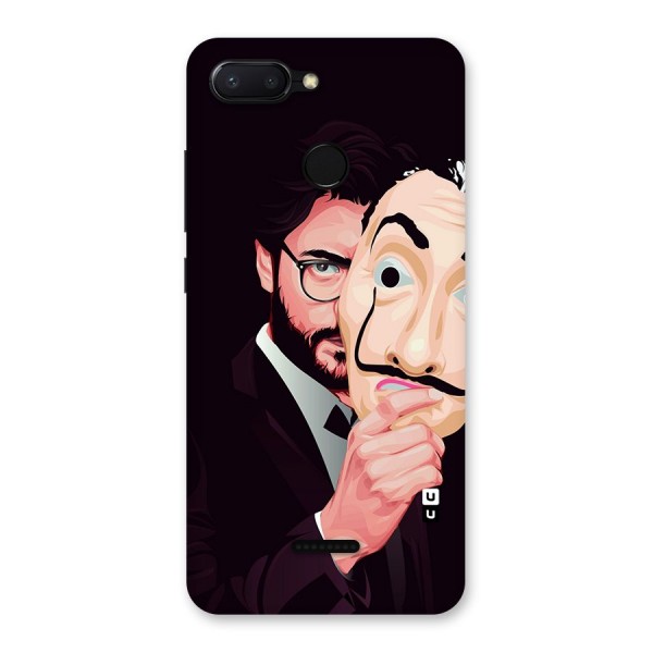 Money Heist Professor Art Back Case for Redmi 6