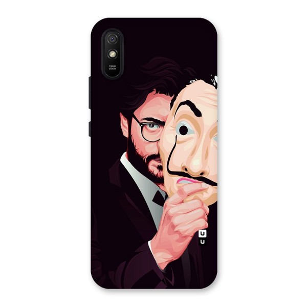 Money Heist Professor Art Back Case for Redmi 9A