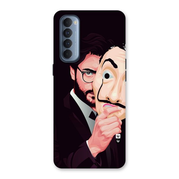 Money Heist Professor Art Back Case for Reno4 Pro